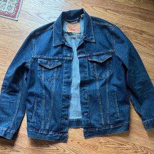 Men’s Levi's Dark Blue Denim Trucker Jacket